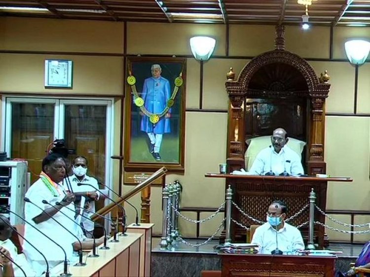 Upheavel in Puducherry: CM Narayanasamy loses confidence vote in assembly