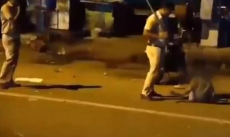 Policemen beat man in south Delhi, video goes viral