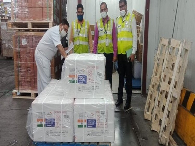 Consignment of Made in India COVID-19 vaccines airlifted for African countries