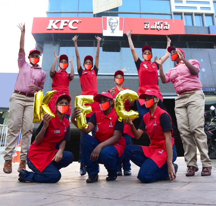KFC Launches An All-Women Restaurant in Hyderabad