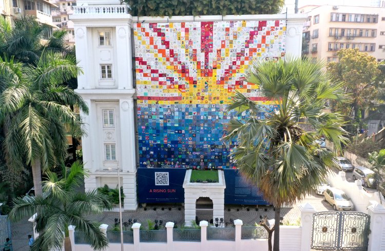 JSW Group unveils Corona Quilt Art Installation at Jindal Mansion