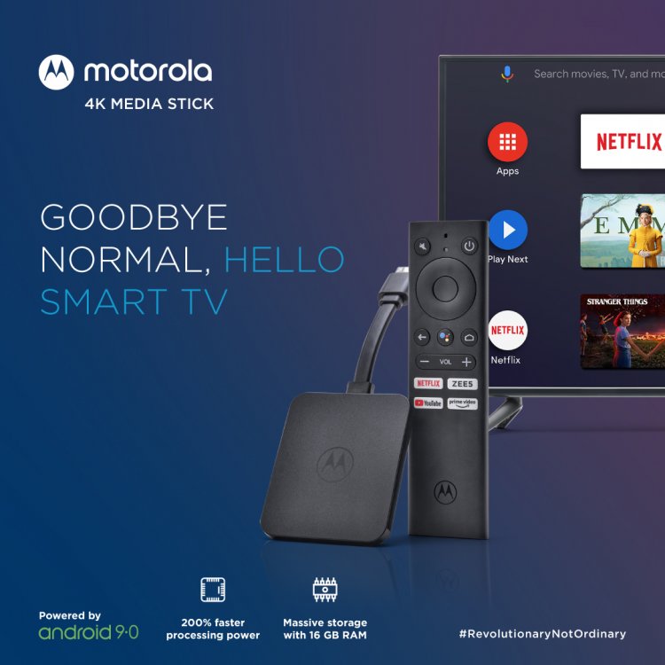 Flipkart launches Motorola 4K Android TV Stick in India