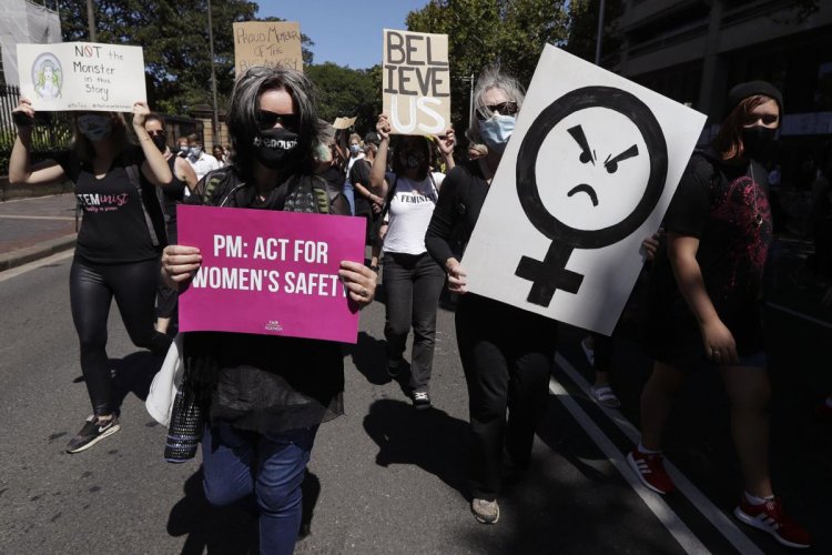 Australians rally at Parliament to demand justice for women