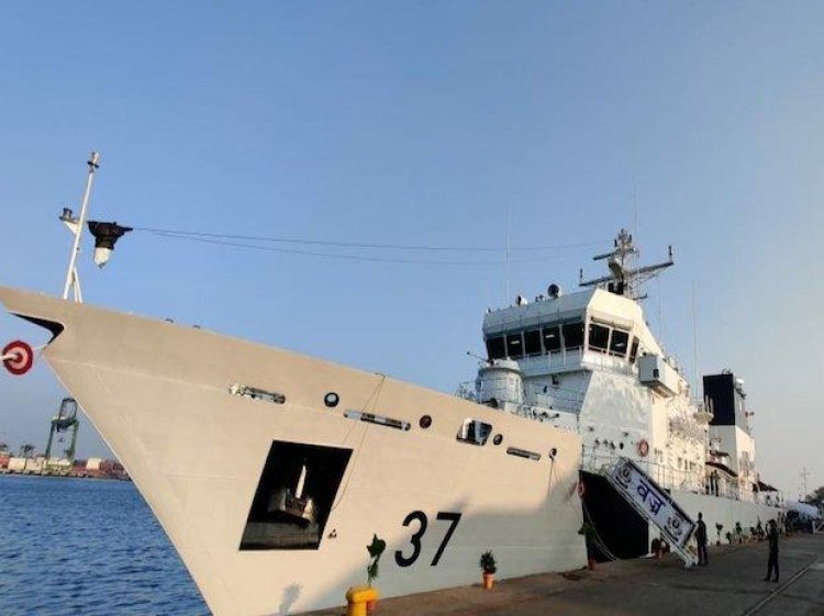 Indian Coast Guard ship 'Vajra' commissioned; to enhance coastal security