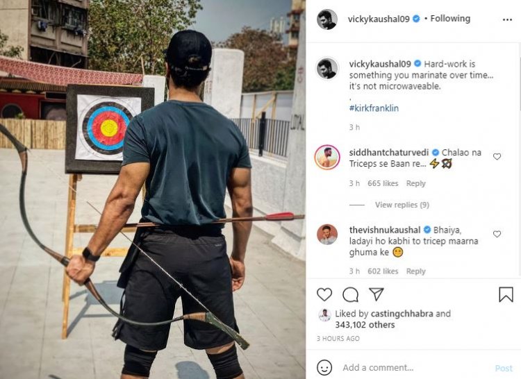 Vicky Kaushal practices archery for 'The Immortal Ashwatthama'