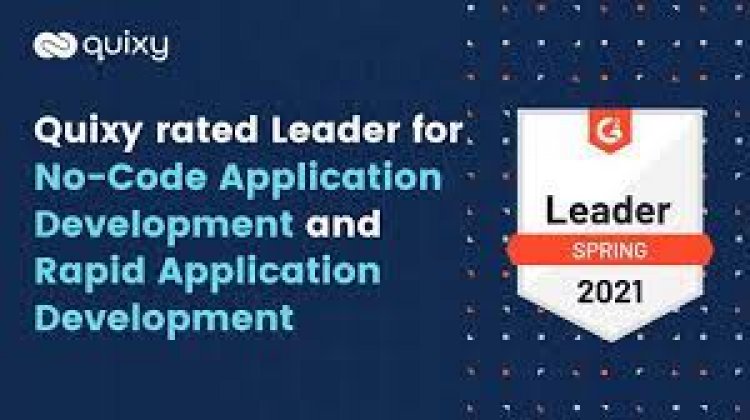 Quixy rated Leader for No-Code and Rapid Application Development by G2
