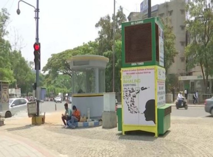 Smog tower to purify air installed at Bengaluru's Hudson Circle