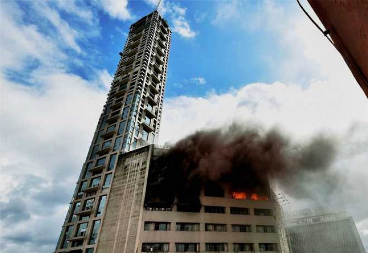 Major fire at central Kolkata high-rise