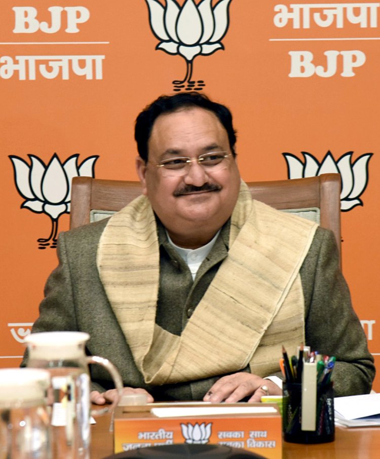 West Bengal polls: BJP's JP Nadda holds roadshow in Tollygunge area