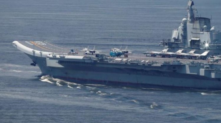 China holds aircraft carrier drills in waters near Taiwan