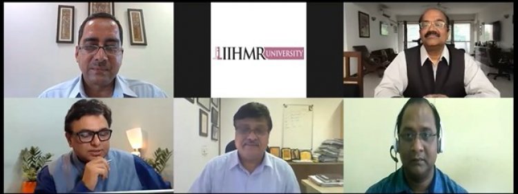 Do Not Compete But Complement – IIHMR University during a talk on Envisioning Aatmanirbhar Bharat