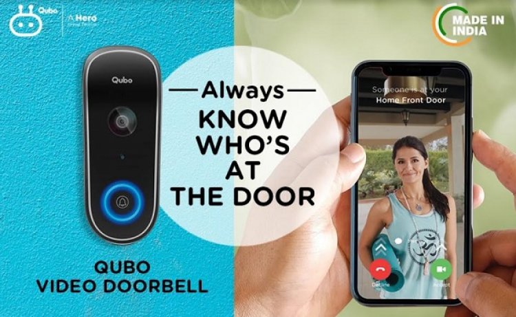 Hero Electronix Announces the Launch of Qubo Video Doorbell - India's First-of-its-kind Smart Doorbell