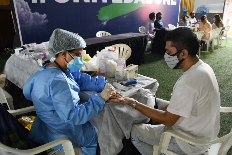 BLOOD DONATION CAMP! Amid rising cases of coronavirus across India