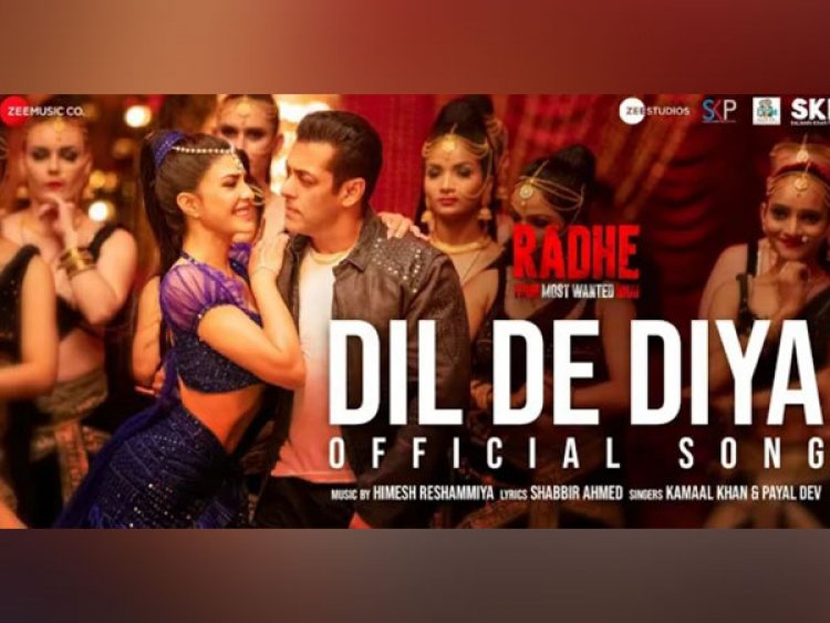 'Radhe': Salman Khan shares teaser of new song 'Dil De Diya' featuring Jacqueline Fernandez