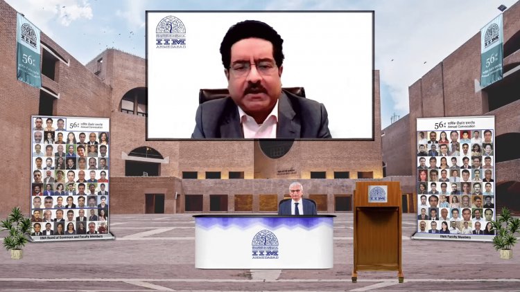 Kumar Mangalam Birla delivers IIMA’s 56th Convocation address virtually