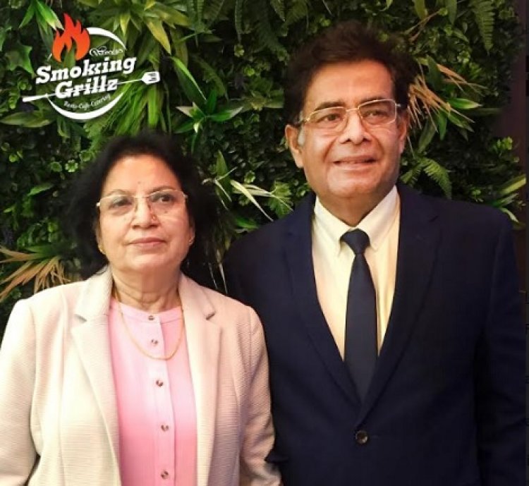 'Smokking Grillz' in Noida is One of the Best Dining Restaurants Started by a Couple - Mr. A.K. Saini and Mrs. Prema Saini