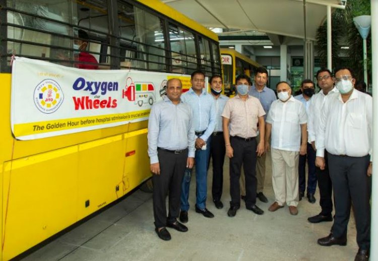 Jain International Trade Organisation (JITO) in Association with Greater Chennai Corporation Launched - Oxygen on Wheels for COVID-19 Relief