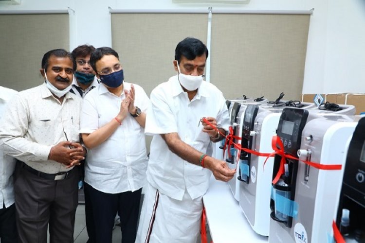 Launch of Oxygen Bank O2 Mission in Chennai by Bharatiya Jain Sanghatana, (BJS)