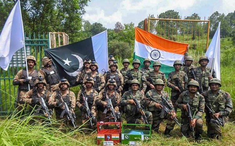India, Pakistan armies exchange sweets at LoC on Eid