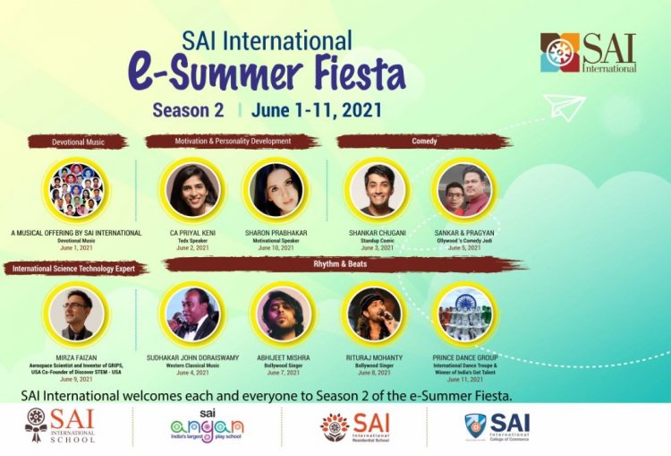 SAI International Education Group to host e – Summer Fiesta Season 2