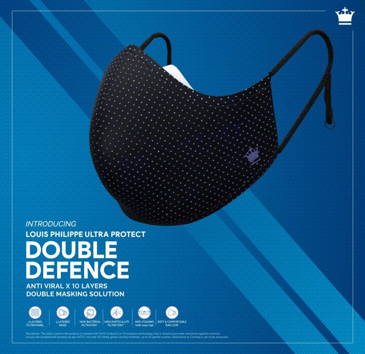 Louis Philippe launches UltraProtect Double Defence Mask
