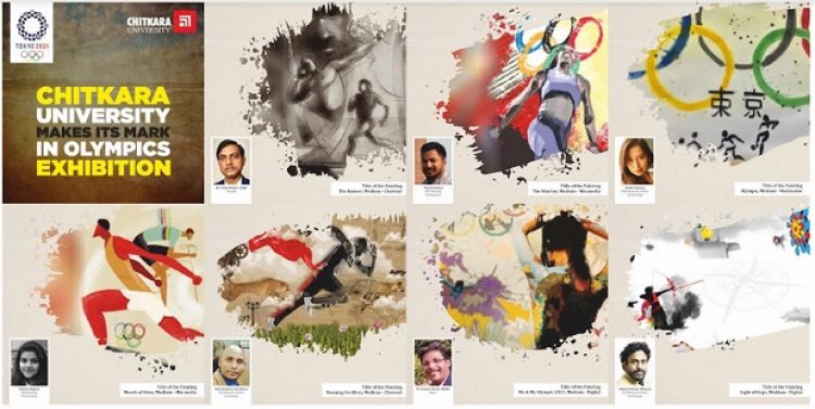 Chitkara University Students' Artwork makes it to Tokyo Olympics 2021