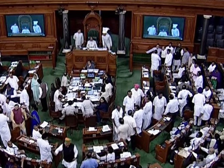 Lok Sabha passes two bills amid din