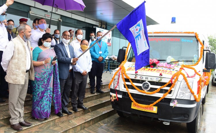 CMD, SJVN Launched 14th Mobile Medical Unit  under CSR initiative of SJVN