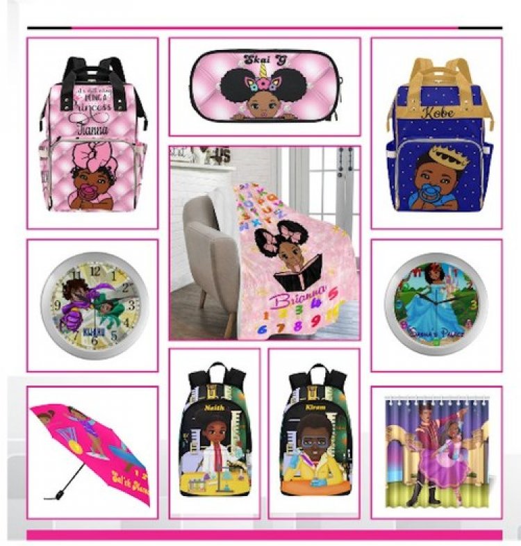 Inclusive New York Designer Puts a New Spin on kids' Accessories Including Backpacks and Lunchboxes for Kids of Color with 'BrownKidSwag'