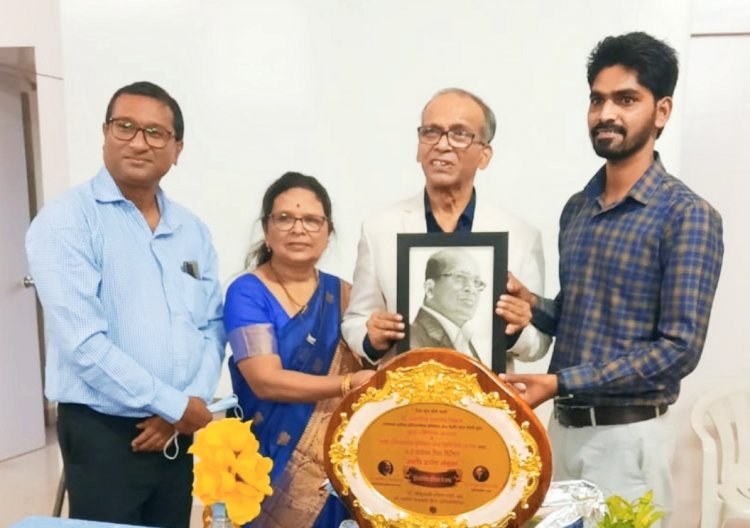 Dr Amarsinh Nikam, Felicitated with a title “A Founding Father Of Homeopathic Hospitals”