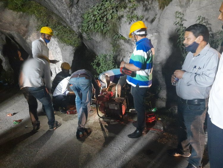 SJVN Rises to the occasion as A Responsible Corporate Citizen Rescue – Relief Operations at Nigulsari - Kinnaur Landslide Site