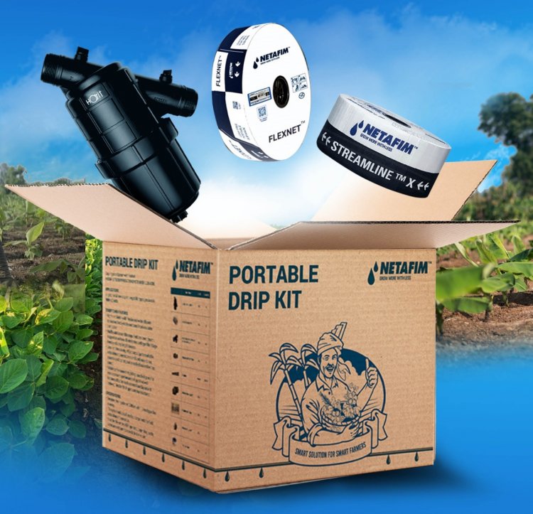 Netafim India Introduces Revolutionary Portable Drip Kit for Today’s Farmer