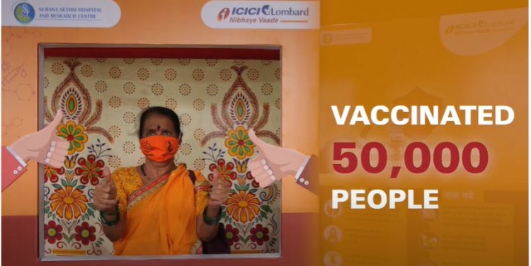 ICICI Lombard Registers and Vaccinates over 30,000 in a Week, Sets a New Guinness World Record Title, in the Process