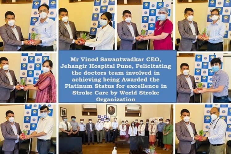 Pune-based Jehangir Hospital Felicitated with World Stroke Organisation Award