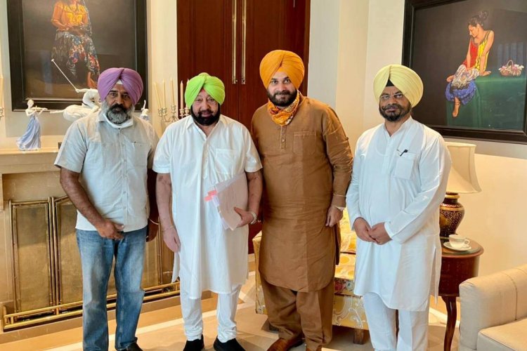 Amarinder Singh, Sidhu agree on strategic policy group for better party-govt coordination