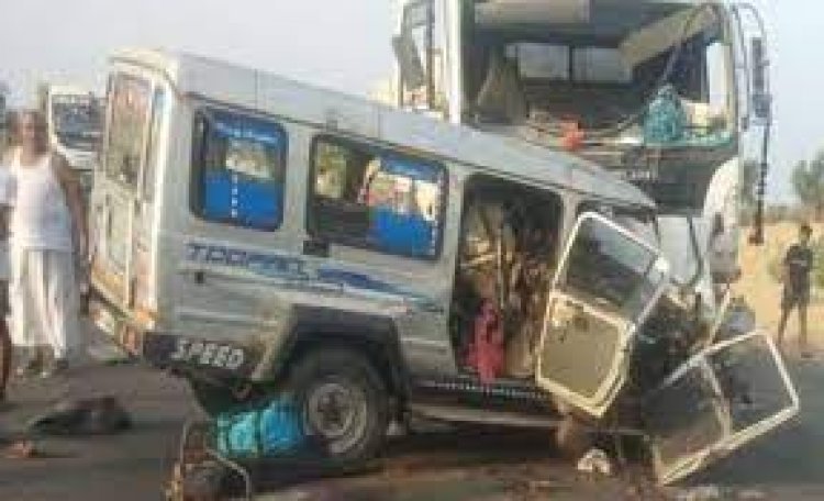 Road accident in Nagaur, 11 dead