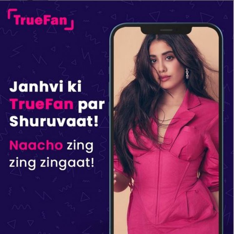 Janhvi Kapoor roped in as the 5th Bollywood star of India’s leading celebrity engaging platform – TrueFan