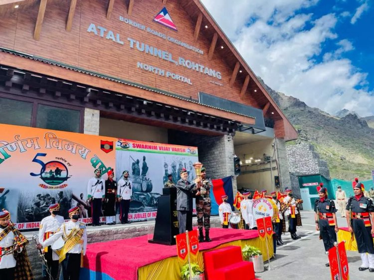GoC 9 corps receives Victory Flame' in Manali