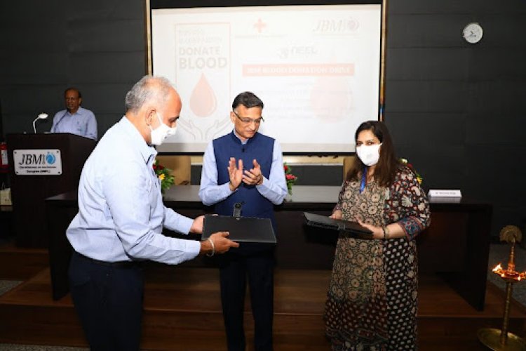 JBM Group organized 2nd Blood Donation Camp as per the MoU signed with Indian Red Cross Society