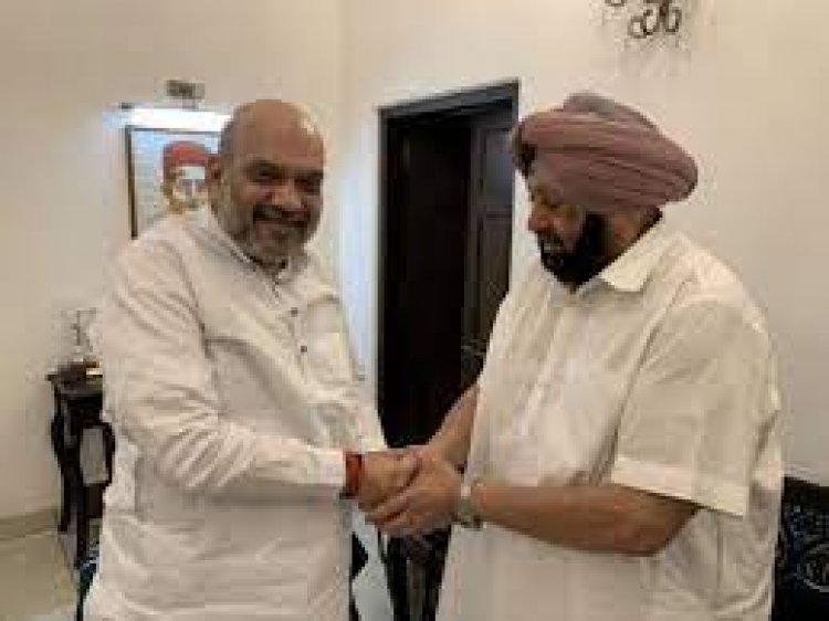 Cong hits out at Home Minister Amit Shah after his meeting with Amarinder Singh