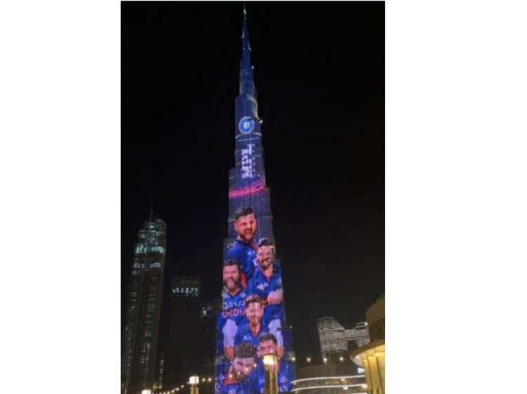 Team India's new jersey displayed at Burj Khalifa ahead of T20 World Cup