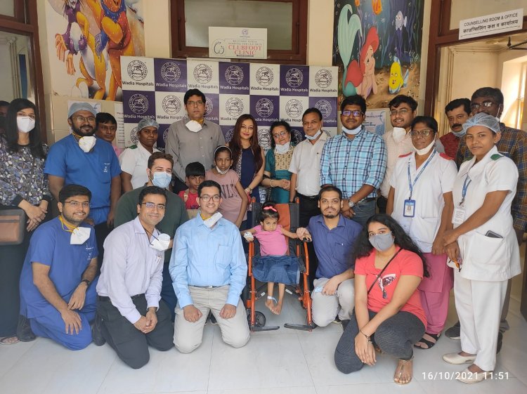 Bai Jerbai Wadia Hospital For Children Organized Free Paediatric Scoliosis Camp