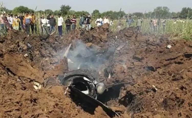 IAF plane crashes at Bhind in MP; pilot ejects safely