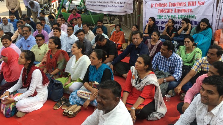 NDMC teachers protest over salary dues, other issues
