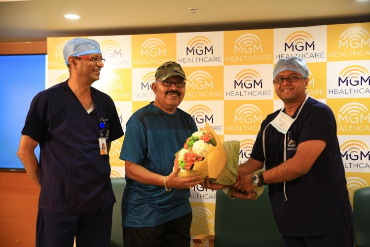 60-year old undergoes 13-hour ENT surgery for advanced skull base vascular Tumour resection successfully at MGM Healthcare Chennai