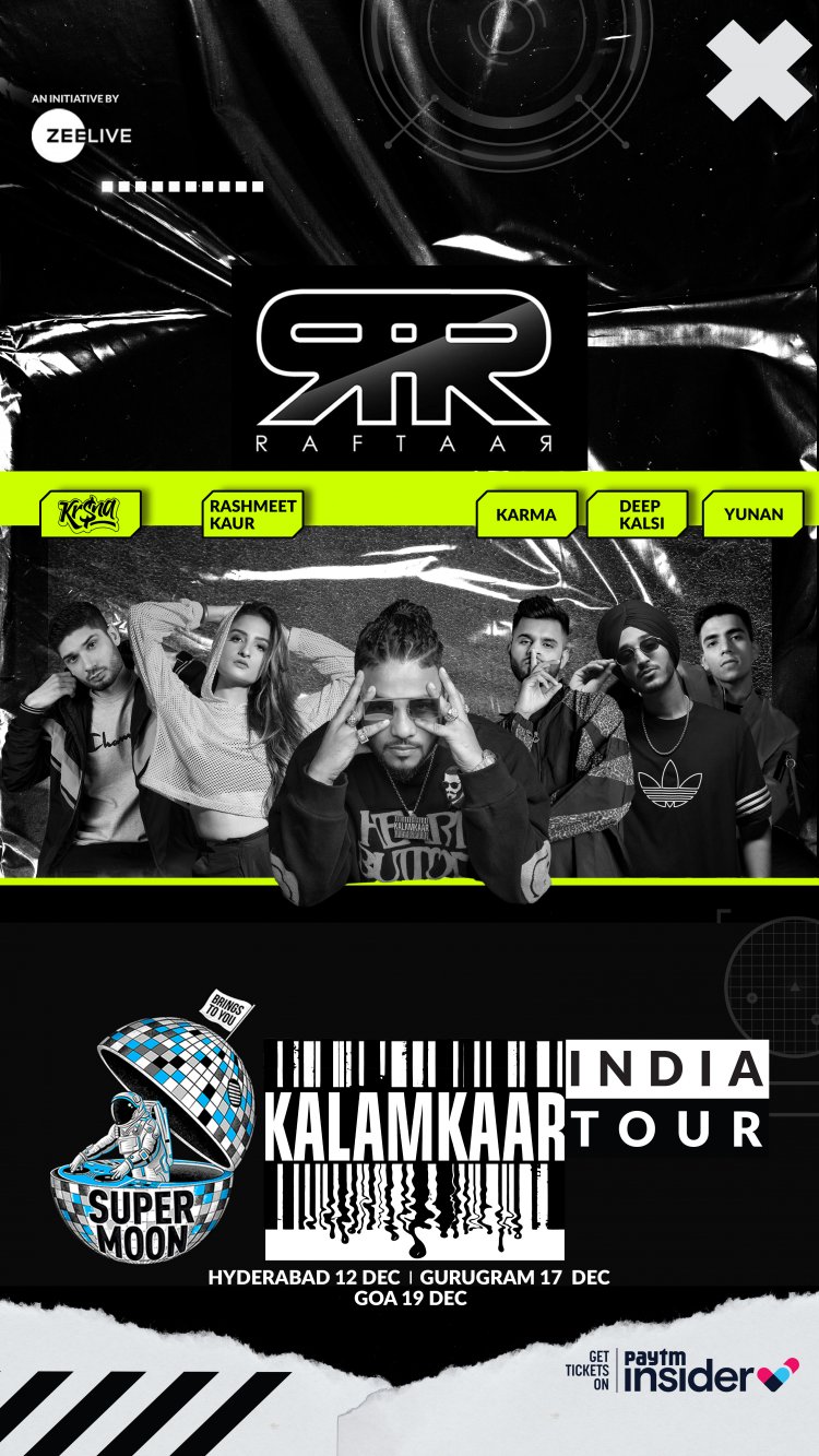 December just got better with ZEE LIVE’s Supermoon ft Kalamkaar India Tour headlining Raftaar