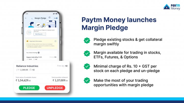 Paytm Money launches Margin Pledge feature, helping users to access new trading opportunities by leveraging their existing portfolios