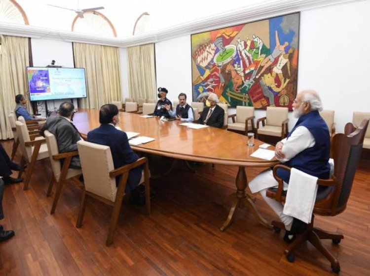 Prime Minister Modi chairs meeting with top officials on cyclone situation
