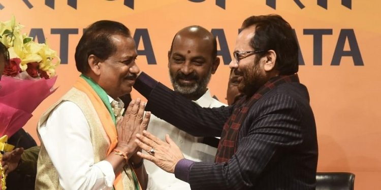 Telangana leader Vittal joins BJP