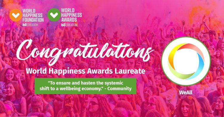 The Wellbeing Economy Alliance (WeAll) World Happiness Awards 2021 Laureate for Policy Making